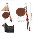thumbnail image 2 of Unique Bargains 1 Pc Handbag Charm Letter Wallet Bag Charm Coffee Color, 2 of 5