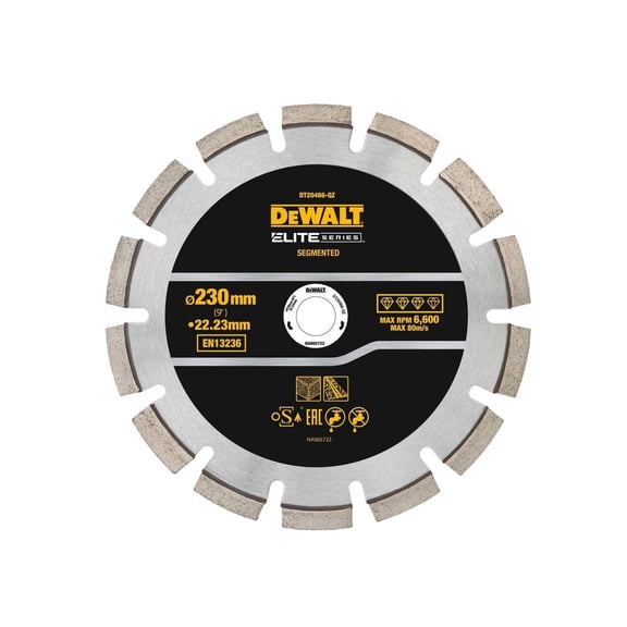 Dewalt Power Tools Elite Series Asphalt Diamond Wheel, Segmented