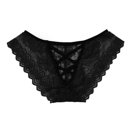 

Zuwimk Panties For Women Thong Women’s Invisibles Seamless Thong Panties Black One Size
