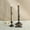 WHWH1, variant on XINAOBAOLUO Flameless Taper Candles, Pack of 2 Bark Real Wax Battery-Operated Candlesticks, 9.8-Inch LED Flickering Window Candles