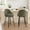Moss green-Set of 2, variant on Spruce & Spring Counter Height Swivel Bar Stool with Upholstered Seat and Footrest Set of 2, Moss green