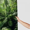 thumbnail image 3 of Orinice Tropical rainforest shower curtain, jungle plants, green forests, leaves, trees, summer, primeval countryside, natural landscape, polyester fabric 36x72, 3 of 7