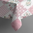 thumbnail image 5 of Pioneer Flower Floral Print Pattern Square Tablecloth,Waterproof Square Table Cover,Wipeable Spillproof Washable Table Cover for Home Kitchen Party Decor 60"x60"(152x152cm), 5 of 6