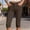Brown, variant on Capris Pants for Women Summer Petite Cropped Trousers with Pockets Solid Color Casual Capri Pants Comfortable Everyday Lounge Wear