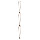 thumbnail image 3 of Collar de cuentas de cristal con borla Qarigey para mujer joyería Bohemia, 3 of 6