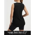 thumbnail image 2 of BALEAF Women's Sleeveless Workout Tank Tops Lightweight UPF50+ Soft Loose Fit Athletic Yoga Running Gym Shirts Black M, 2 of 6