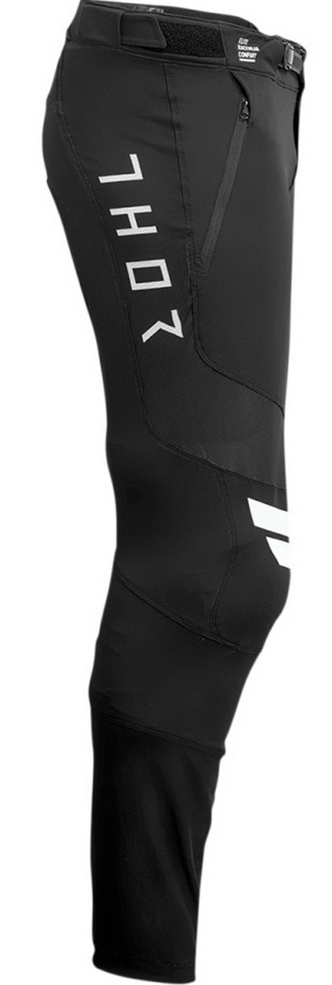 Thor Assist Mens MTB Mountain Bike Pants Black 28 USA Thor Assist Mens MTB Mountain Bike Pants Black 28 USA