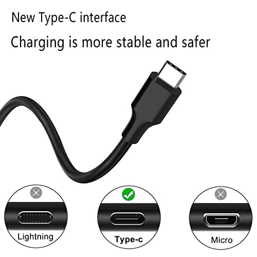 Cargador 65w Tipo C Yodzgaco para portátil Lenovo Thinkpad T480 T480S T490 T490S T570 L380 L480 L580 Chromebook C330 S330 C340 300e 500e