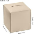 thumbnail image 2 of PU Leather Tissue Box Cover Square – Modern PU Leather Cube Tissue Box Holder Decorative for Bathroom Vanity Countertop/Night Stands/Office Desk, 2 of 6