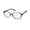 plum, variant on New Lightec 7010l Mens/Womens Butterfly Full-Rim Brown / Teal Frame Demo Lenses 53-16-135 Spring Hinges Eyeglasses/Eyewear
