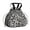 White and Black, variant on White and Blue Of Leopard Print Drawstring Lunch Bag Women - Drawstring Lunch Bag Insulated for Work Office - Stain-Resistant Large Lunchbags for Women with Multi-Pockets