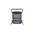 thumbnail image 4 of Modern Home Bar ' 2-Shelf Acrylic & Tempered Glass ' Black Metal Frame, 4 of 6