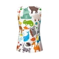 thumbnail image 5 of Fotbe Animals Womens Loose Fit Casual Flowy Slim-Fit Tank Tops Athletic Round Neck Trendy Sleeveless Summer Tops for Gym and Yoga-Large, 5 of 9