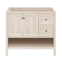 Swiss Madison Château 36" Freestanding Bathroom Vanity Cabinet without Top in White Oak