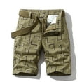 thumbnail image 3 of Owordtank Mens Casual Cargo Shorts with Pockets, 3 of 3