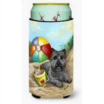 Carolines Treasures Cairn Terrier At the Beach Tall Boy Hugger Tall Boy multicolor