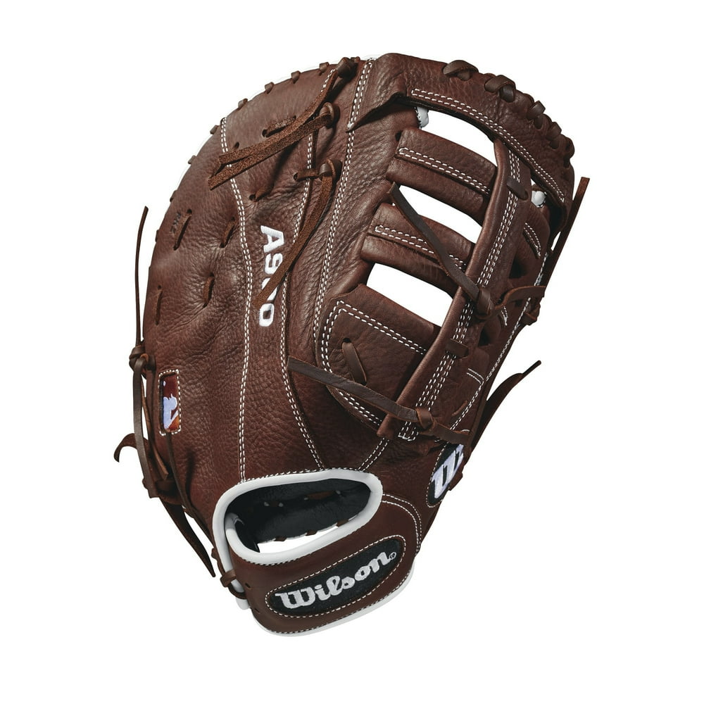 Wilson A900 12" Baseball First Base Mitt, Right Hand Throw Walmart