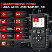 Kingbolen Ya200 Obd2 مركبة ماسح ضوئي لمحرك قارئ رمز خطأ ، أداة مسح تشخيص السيارات مع وظائف Obd2 الكاملة واختبار الجهد