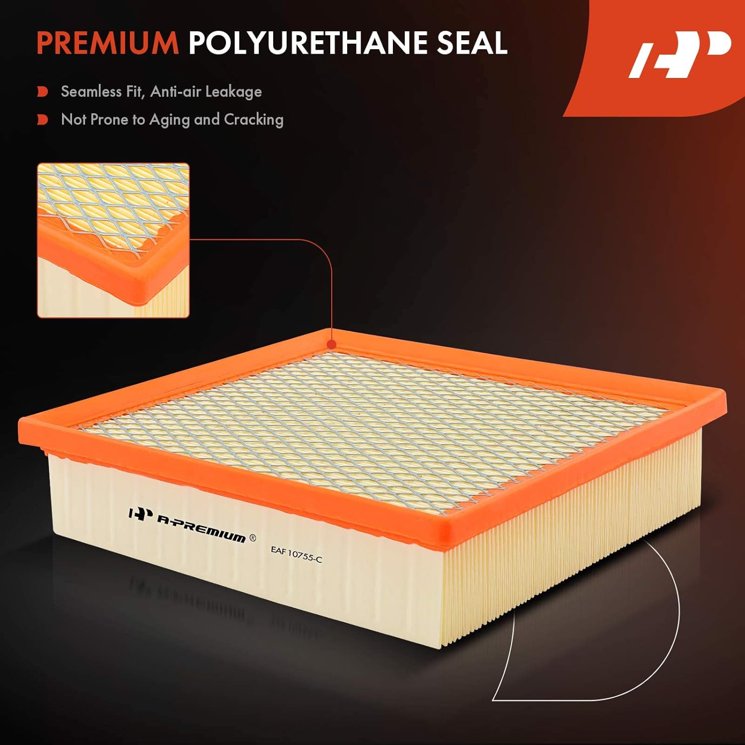 A-Premium 2-PC Engine Air Filter Compatible with Toyota, Dodge, Jeep & Lexus Models - Camry, Highlander, Avalon, Sienna, Durango, Grand Cherokee, ES350, NX300, RX350 - Replace# 17801-0P050