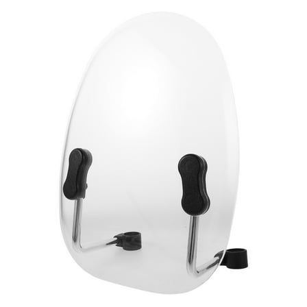 HEANUJJ Universal Clear Motorcycle Windshield 1-Pack PC Wind Screen for Bikes