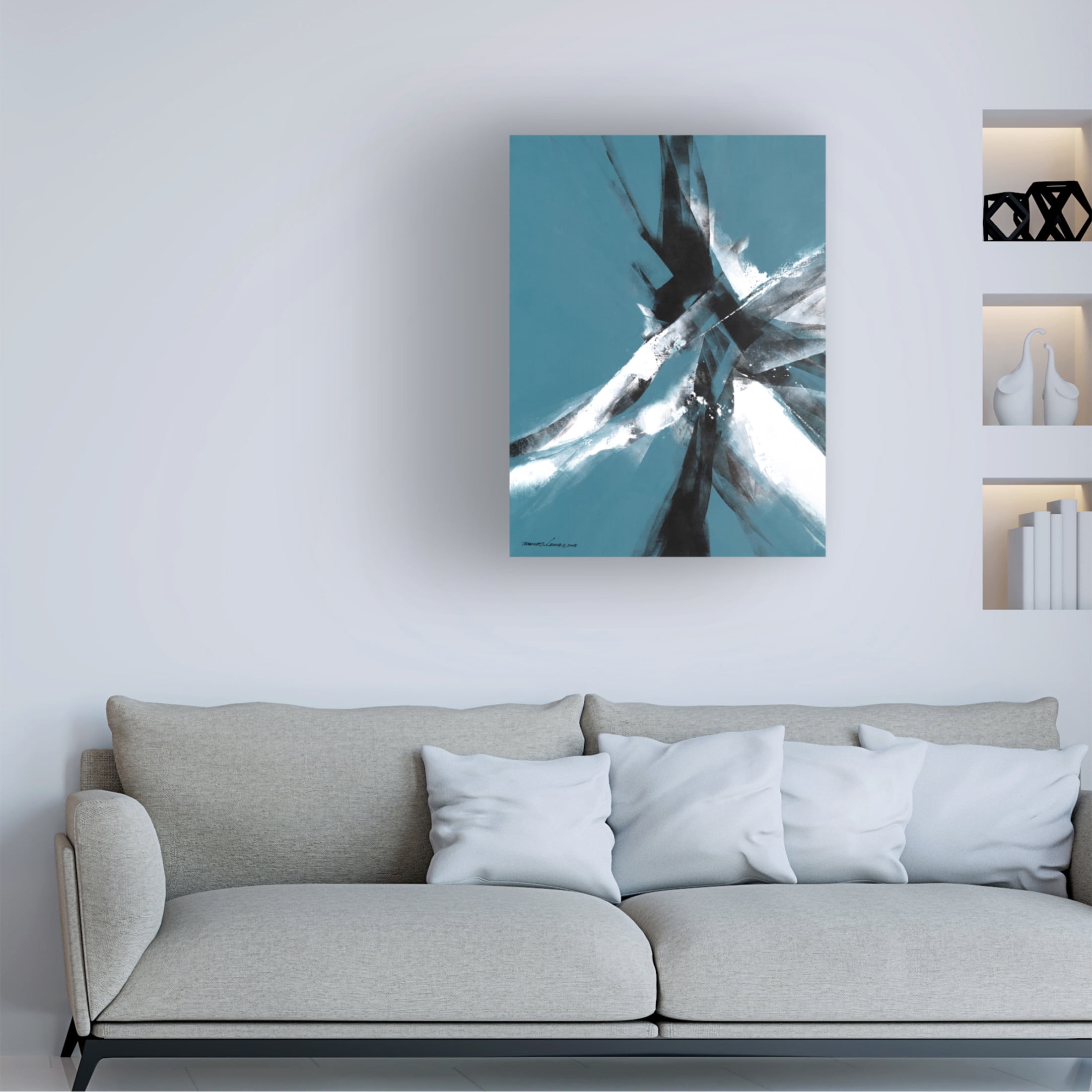 Canvas Wall Art - Thomas Leung 'Power' Wall Art for Living Room, Bedroom, or Office Décor by Trademark Fine Art - 35 x 47 Inches
