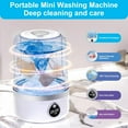 thumbnail image 5 of Underwear Washer, 1.4L Portable Washing Machine for Delicates & light garments, Cordless Small Laundry Machine for Baby Clothes, USB Charging Laundry Machine for Home, Apartment, RV, Camping,Travel, 5 of 9
