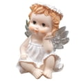 thumbnail image 1 of Estatuilla de Ángel Adorable de estilo europeo artesanítua de niña creativa Memorial manos individuales Zulema estatuas de ángeles, 1 of 8