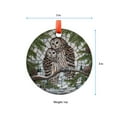 thumbnail image 5 of Barred Owl on Pine tree branch GLASS Hanging, Winter landscape, barred owl suncatcher, bird watching gift, Christmas gift, owl lover, Ornament 2025, Holiday 2025, Seasonal Holiday, 5 of 5