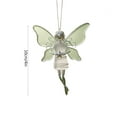 thumbnail image 3 of Adorno de estrella de cristal marino hecho a mano | Atrapasol de vitral para ventana | Adorno ligero para árbol de Navidad de 10 cm | Tonos suaves para el hogar, la habitación de los niños, el, 3 of 8