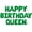 Green, variant on Letter Balloons - HAPPY BIRTHDAY QUEEN 16" Inch Alphabet Letters Foil Mylar Balloon Birthday Party Banner (Pink)