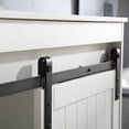 thumbnail image 3 of Wonline 36-Inch White Bathroom Vanity with Sink Set, Sliding Barn-Door, 3 of 7