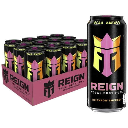 (12 Cans) Reign Reignbow Sherbet  16 fl oz