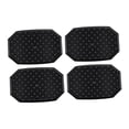 thumbnail image 3 of 4x fl34 5586-aa Insertos de buje aislante de ballesta trasera de repuesto negro para accesorios resistentes de alto rendimiento F150, 3 of 9