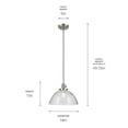 thumbnail image 2 of 43912NI Kichler Lighting Avery - 1 Light Pendant-11 Inches Tall and 14 Inches Wide-Brushed Nickel Finish, 2 of 6
