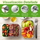 thumbnail image 2 of 3PCS Contenedores para Alimentos, Caja de Almacenamiento de Alimentos de 304 Acero Inoxidable, Especificaciones Múltiples, para el Hogar, Restaurantes, Cocinas, Fiambrera de Metal, 2 of 4