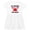White with Speckles, variant on Inktastic Godson My Godfather Loves Me Girls Toddler Dress