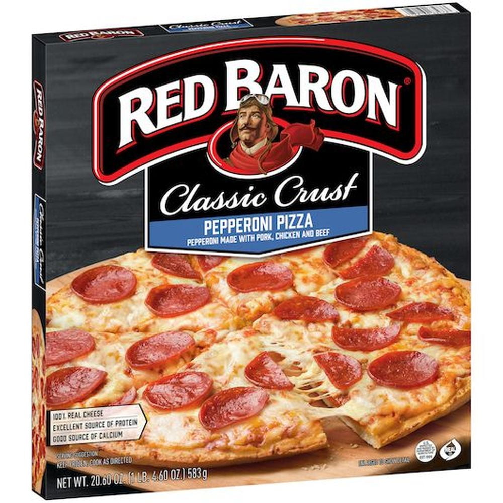 Red Baron Classic Crust Pepperoni Pizza, 12 inch -- 16 per case.