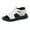 White, variant on Nwiuh Kids Sandals Open Toe Lightweight Soft Summer Walking Sandal Beach Casual Holiday Vacation Outdoor Shoes for Kids (Black, 11)
