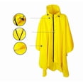 thumbnail image 3 of Impermable Poncho avec Capuche Zip pour Adulte, 3 of 5