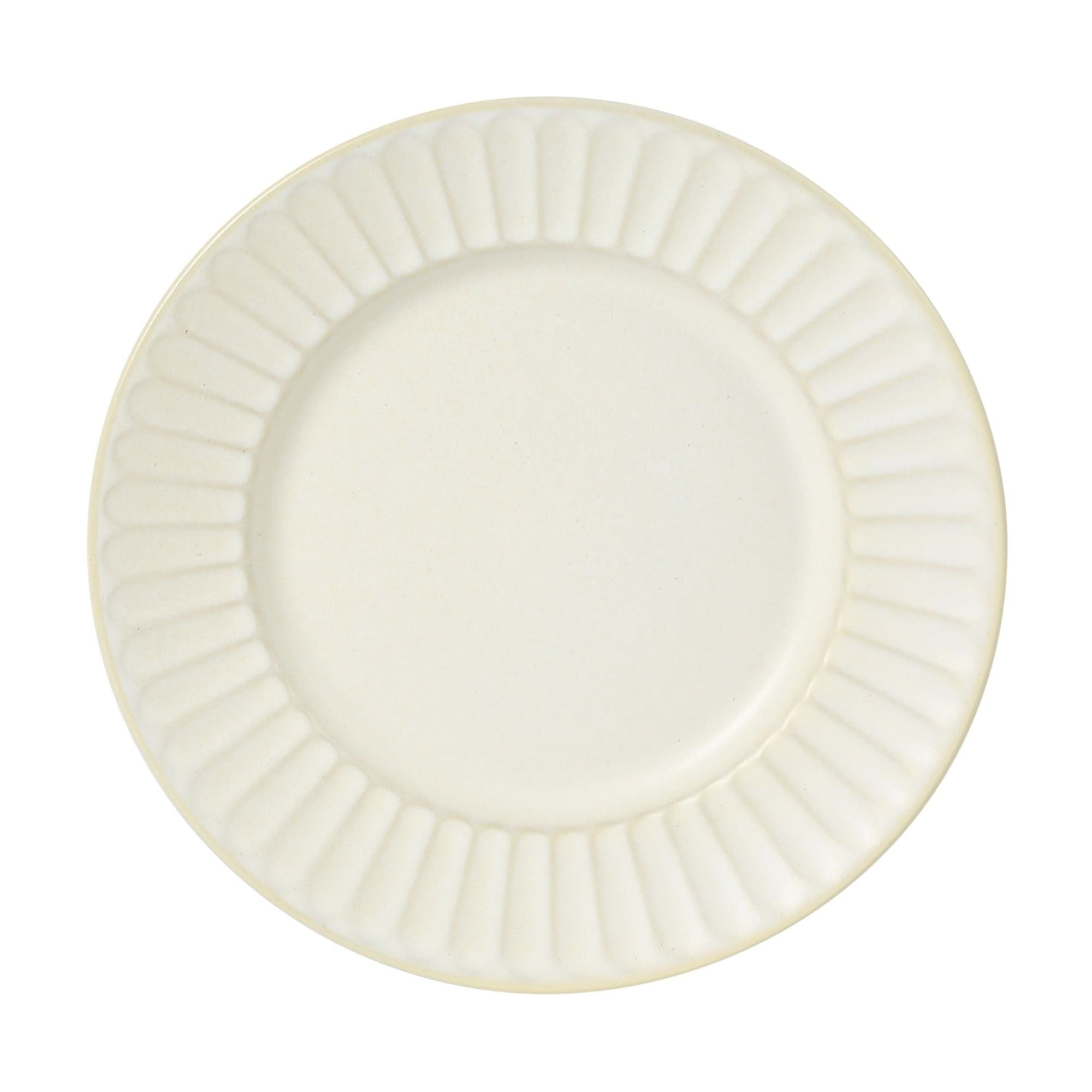 Gibson Elite Winchester Way 12-Piece Embossed Stoneware Dinnerware Set – Reactive Matte Glaze, Durable Lightweight-Tech Plates & Bowls, Everyday Dish Set, Microwave & Dishwasher Safe – Off-White