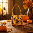 thumbnail image 5 of UALSRZL Halloween Treat Bags for Kids, Reusable Fabric Trick or Treat Candy Tote with Pumpkin Ghost, Portable Goodie Bag with Handles for Party Favors, 5 of 6