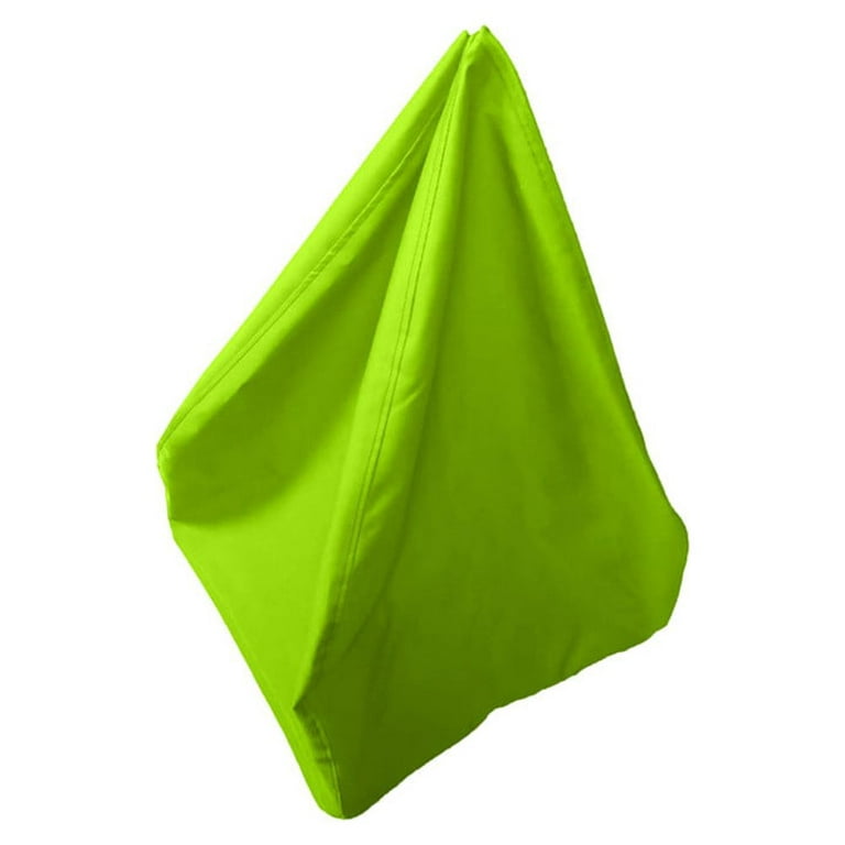 Waterproof Stuffed Animal Storage/Toy Bean Bag Solid Color Oxford Chair  Cover Large Beanbag(filling is not included) green 60X65CM 