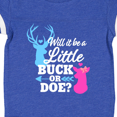 thumbnail image 4 of Inktastic Gender Reveal Will It Be a Little Buck or Doe? Girls Baby Bodysuit, 4 of 5