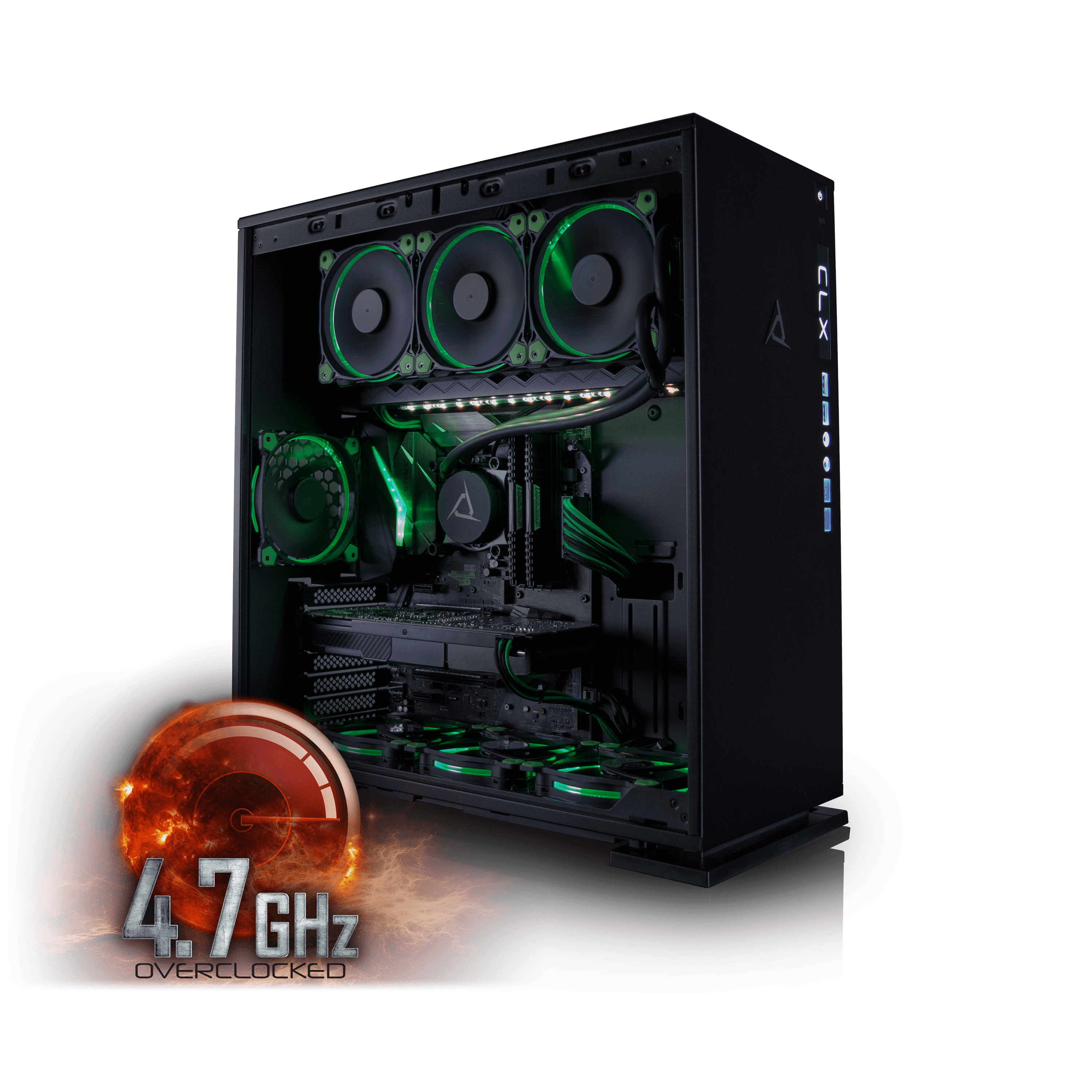 Click here to buy CybertronPC CLX Set High Performance Gaming PC Tripple-Liquid Cooled Z270 Asus Motherboard Intel i5 7600K 4.7GHz(OC)... by CybertronPC.