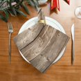 thumbnail image 2 of Coolnut Soft Reusable Satin Table Decorative Napkins, 20x20InX4 PCSSunflower Wood, Family Dinner Wedding Banquet, Cocktail Party, Kitchen, Birthday Party Washcloth Gift, 2 of 7