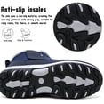 thumbnail image 5 of Knivor Men High-top Winter Snow Boots Hook & Loop Slip-Resistant Cushion Wearproof Sole Faux Fur Warm Outdoor Winter Shoes, 5 of 9