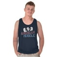 thumbnail image 3 of Popeye American Muscle Athletic Mens Big & Tall Graphic Tank Top Brisco Brands 3X, 3 of 5
