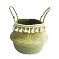 thumbnail image 1 of Almacenamiento Tejida De Algas Marinas, Cesta De Lavandería Tejida Plegable, Maceta Hecha A Mano, Cesta De Paja, Decoración Del Hogar Vogacara HA041642-05, 1 of 5