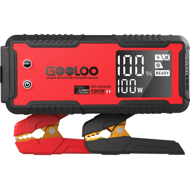 Jump Starter GOOLOO GT4000S 4000A 100W de carga rápida