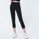 thumbnail image 1 of Pantalones de yoga sin vergüenza para niños, de cintura alta, ajustados, sin costuras, con bolsillo, para levantar la cadera, ropa exterior deportiva, pantalones cortos de fitness, 1 of 4